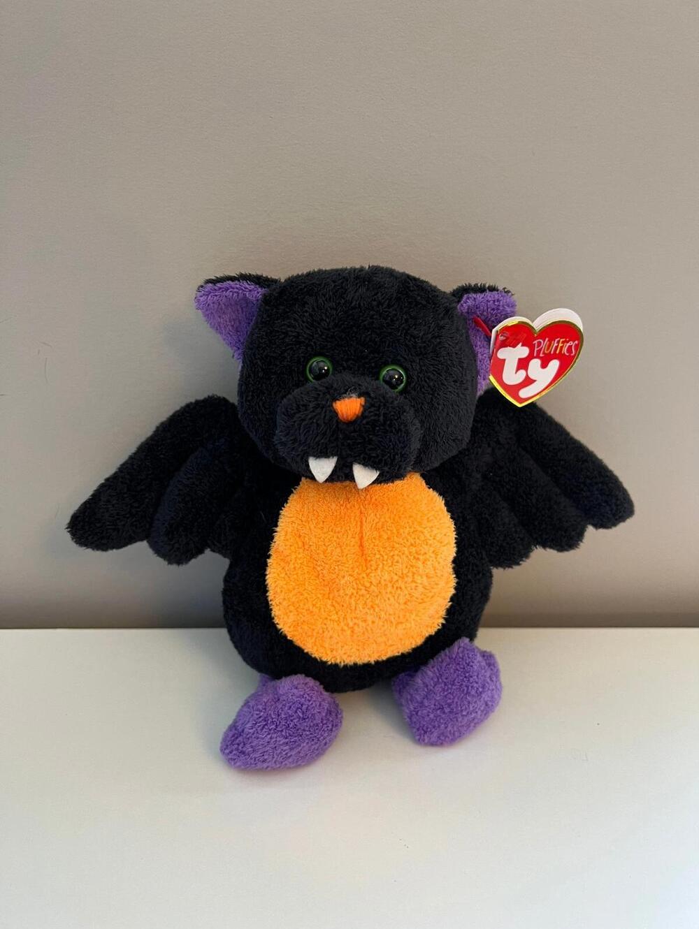 TY Pluffies Collection “Wingers” the Halloween Bat - Barnes & Noble (8 inch)